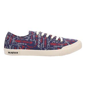 SeaVees Womens Monterey x Trina Turk Graphic Lace Up Sneakers